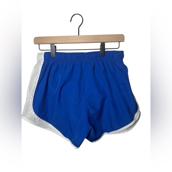 Nike Dri-FIT Tempo Running Shorts Women’s Medium Blue White Trim - Picture 4 of 5